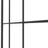 Garden Trellis Set of 2 Metal Support for Climbing Plants - 51 X 120 Cm Black