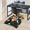 1pc Anime Cartoon Design Haikyuu!! Karasuno High School Volleyball Club Chair Mat Non-Slip Carpet for Office Home Decoration Living Room Bedroom Game