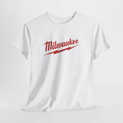Pánská a dámská trička Milwaukee Tool Tričko – Unisex pracovní oblečení Bavlněné tričko pro muže, ženy nebo řemeslníky