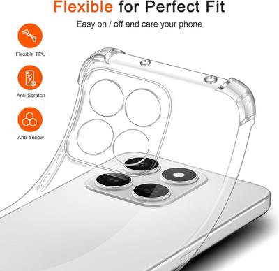 Coque Transparente Épaisseur 1,5 MM Pour Honor 400 Smart 400Smart Honor400Smart 5G 4G Anti-Jaunissement TPU Souple Protection Appareil Photo Funda X7d