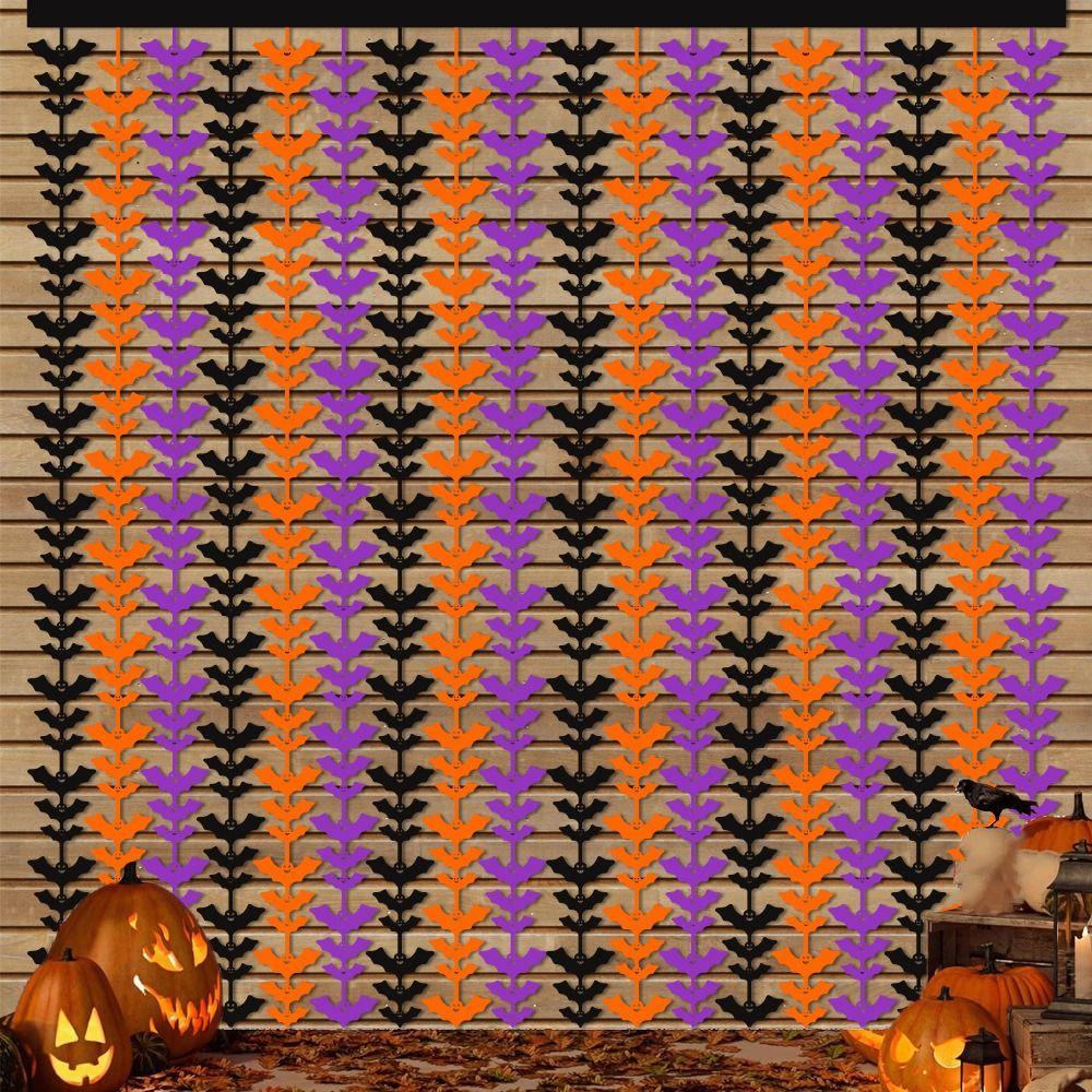 Plastic Halloween Rain Curtain Scary Party Curtain Wall Decor  Indoor Decoration