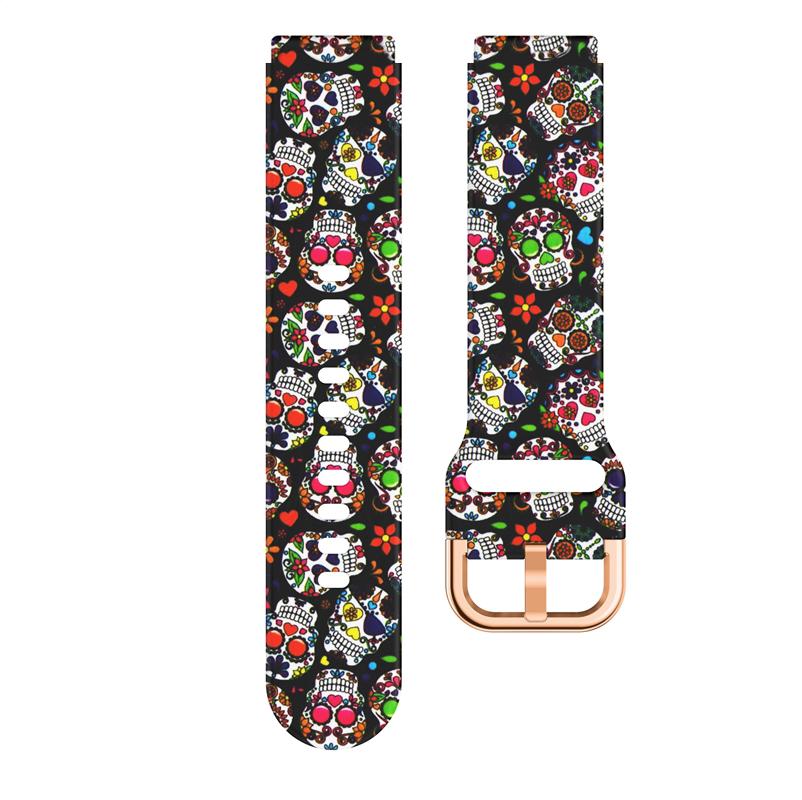 Cinturino Stampato da 18 mm per Huawei GT5 41mm/GT5pro 42mm Girasole/rosa/Arcobaleno Cinturino in Silicone per Huawei Watch GT4 41mm Cinturino