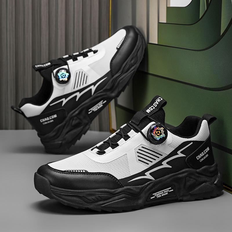 Mens Running Shoes 2026 New Knob Buckle Breathable Mesh Outdoor Travel Multi-color High-quality Casual Street Fashion Sneakers