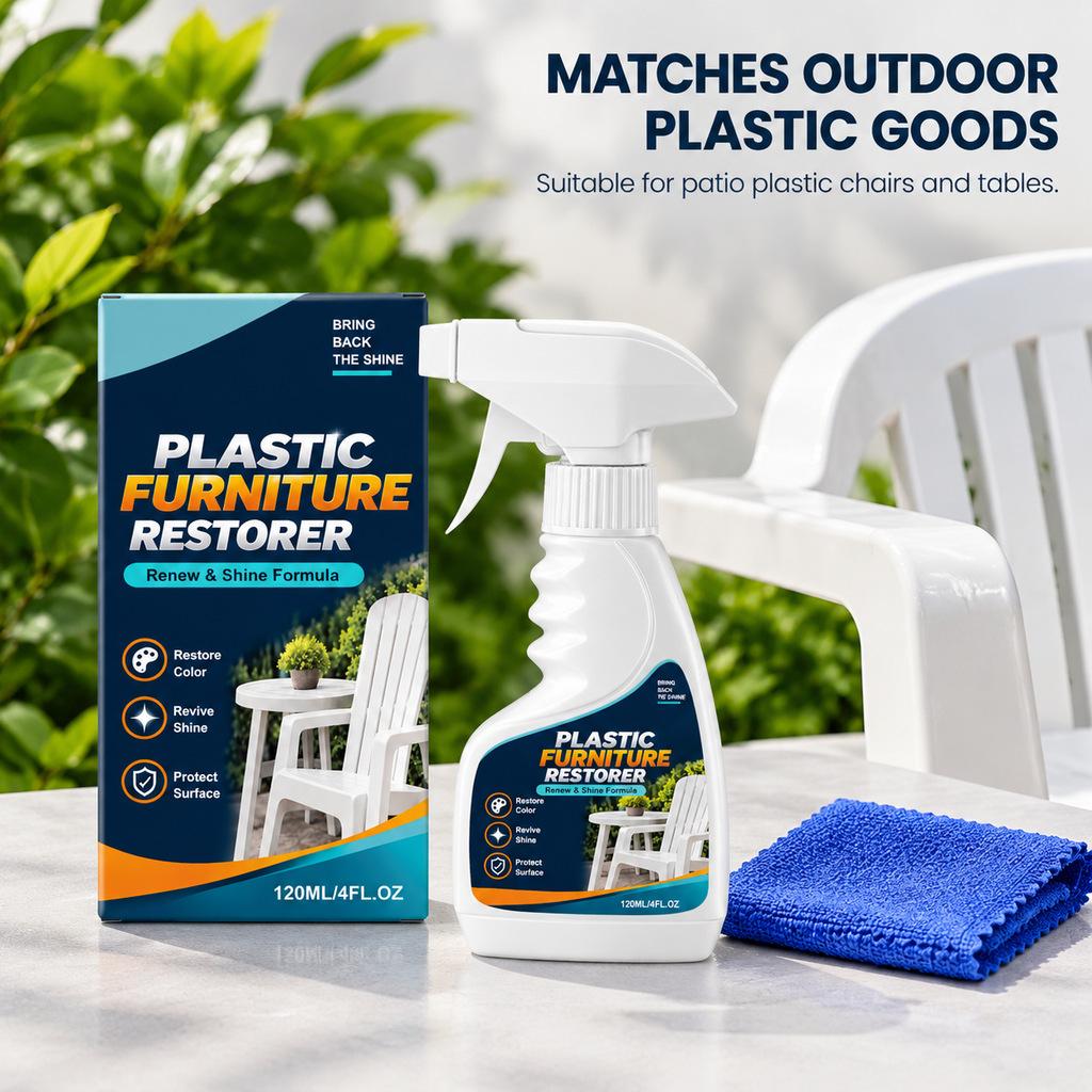 Plastic Furniture Care Spray with Cloth for Home Renovation and Long Lasting Shine