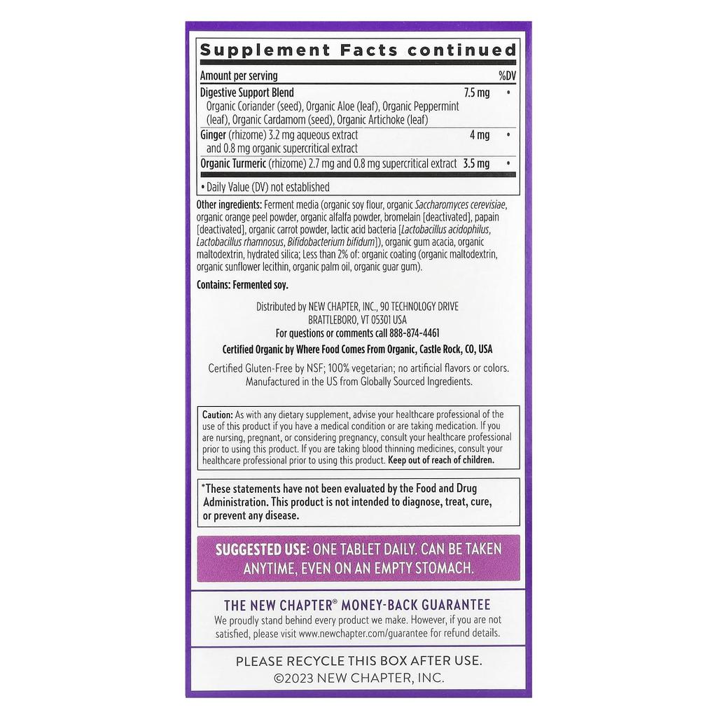 New Chapter, One Daily Multivitamin™ 40+ for All Women, 96 Veggie Tablets