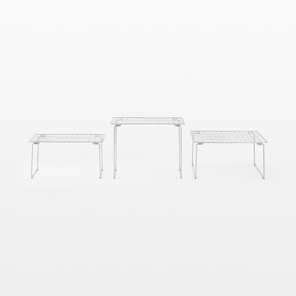 MUJI Stainless Steel Under-Sink Storage Rack, Large, MBA22A3S