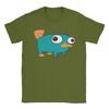 Agente Perry the Platypus Cute Meme T Shirt Men 100 Cotton Funny TShirt Crew Neck  Tee Shirt Short Sleeve Tops Original