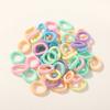 1 Set Süße Bonbonfarbene Haargummis für Mädchen Mini-Blumen-Kompakt-Clip Haarbälle Elastische Haargummis Geschenke Kinder Baby Haaraccessoires