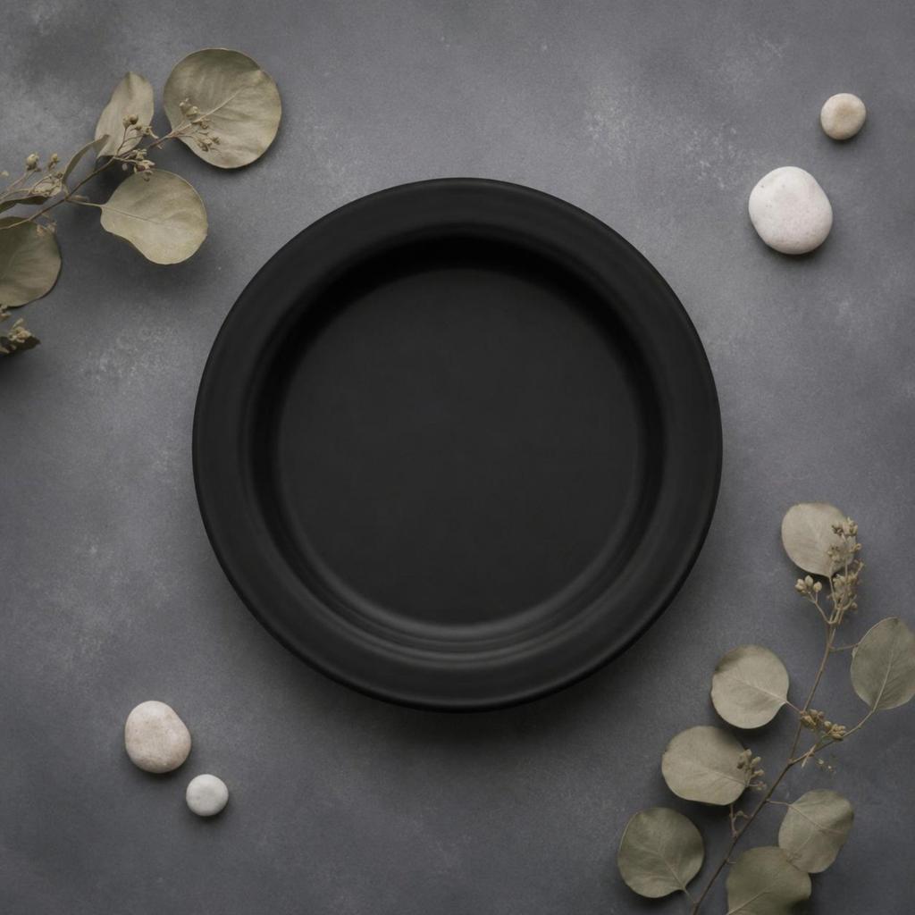 Black Candle Holder Decorative Centerpiece Round Candle Tray Candlestick Modern Design Rust-Resistant for Wedding, Tabletop
