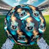 Custom Name Personalized Football Team F.C-A Print Size 5 Soccer Ball Training & Match Football, for Team, Kicking, Gift for Football Enthusiasts
