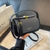 Chic Solid Color Shoulder Bag Box Shape Large Capacity Flap Handbag Leather Shoulder Satchels Women Evening Box Shape