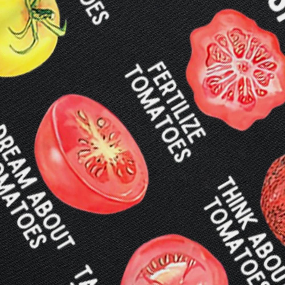 Things I Do In My Spare Time Tomatoes Gardening Plant Lover Tee Tops Round Neck Short-Sleeve Tshirt Casual Basic T-shirts