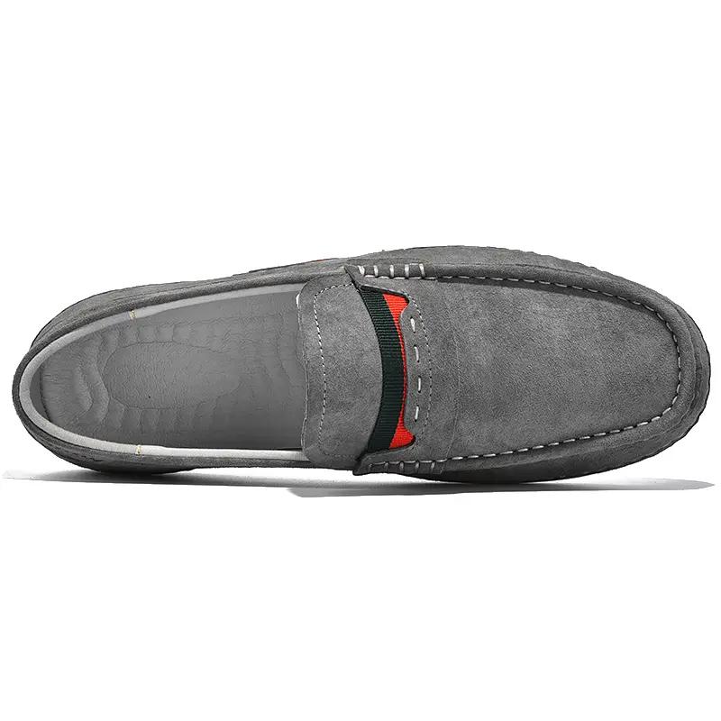 Men's Shoes Spring and Autumn Casual Shoes Fashion Handmade Driving Shoes Leather Shoes