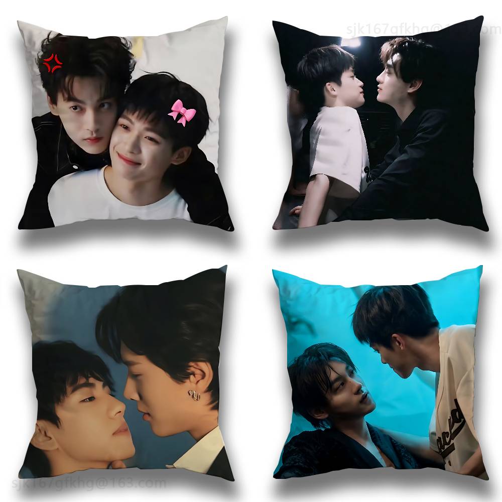 Revenged Love Pillow Case Square Double-Sided Printing Short Plush Sofa Cushion Cover Bedroom Bedside Pillow