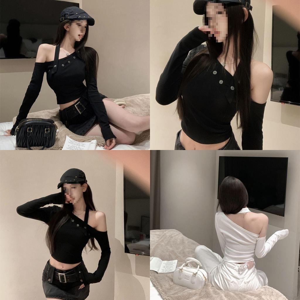 Oversize T Shirt With Backless Design For Women Spring Autumn Casual Wear
