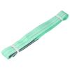 2T Flat Lifting Rope with Double Eye Buckle Polyester Webbing Lift Strap for Industrial Crane 2 Meter