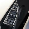 3Pcs Carbon Fiber Interior Window Lift Switch Cover Trim For BMW 6Series E63 E64