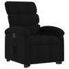 VidaXL Fauteuil inclinable noir tissu, chaise inclinable, fauteuil inclinable pour personnes âgées, fauteuil releveur 3203980