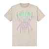 Polyphia Devils Cyberpunk Vaporwave Neon Line Print Black Cotton Tshirts Punk Fashion Round Neck Short Sleeve for Summer Unisex