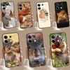 Squirrel Cute Animals Funda For Xiaomi Redmi 13C 12 9C 10C 12C Redmi Note 13 9 10 11 12 Pro 9S 10S 11S 12S Case