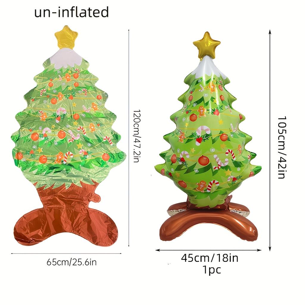 1/2pcs Giant 47 Foot Standing Christmas Tree Balloon, Suitable for Indoor/outdoor Decoration, Perfect for Parties and Gatherings