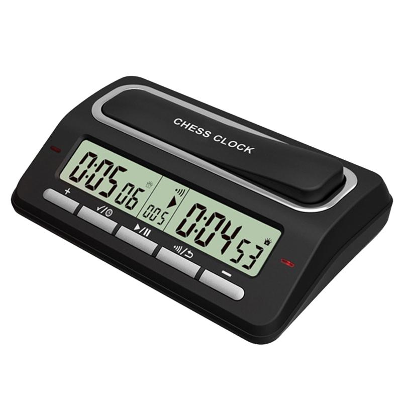 Chess Clock Digital Timer, Digital Display International Chess Timer Count Down Game Timer Portable Timer for Board Game