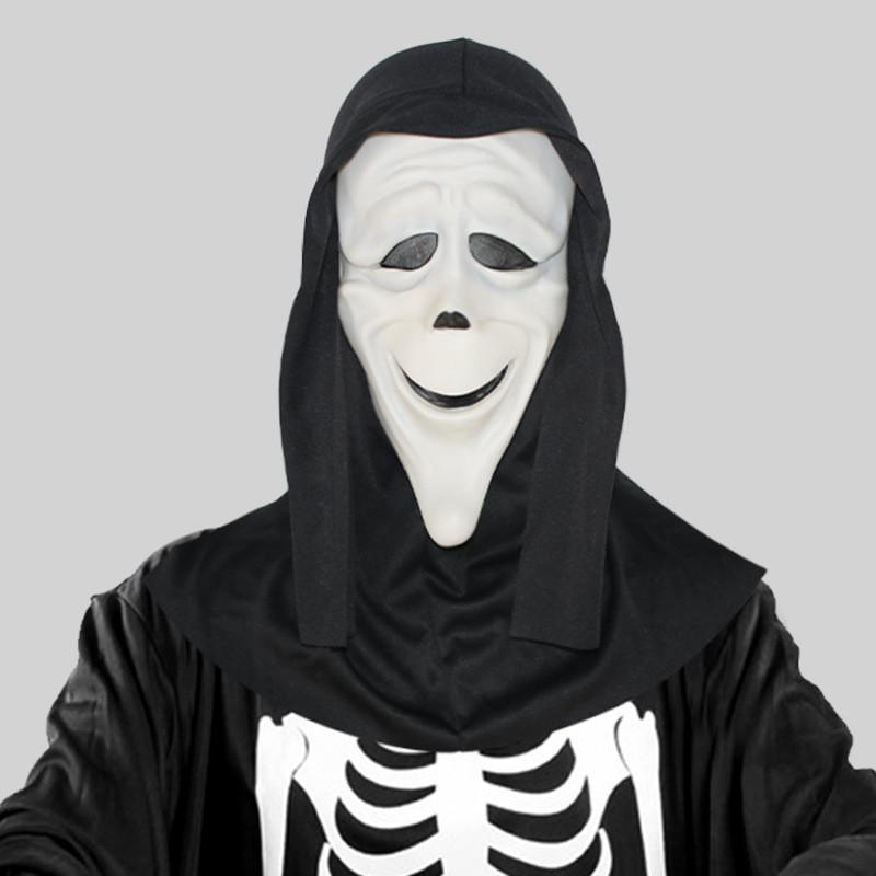 Eng rubberen monstermasker voor Halloweenfeest, kostuum, spookgezichtdecoratie