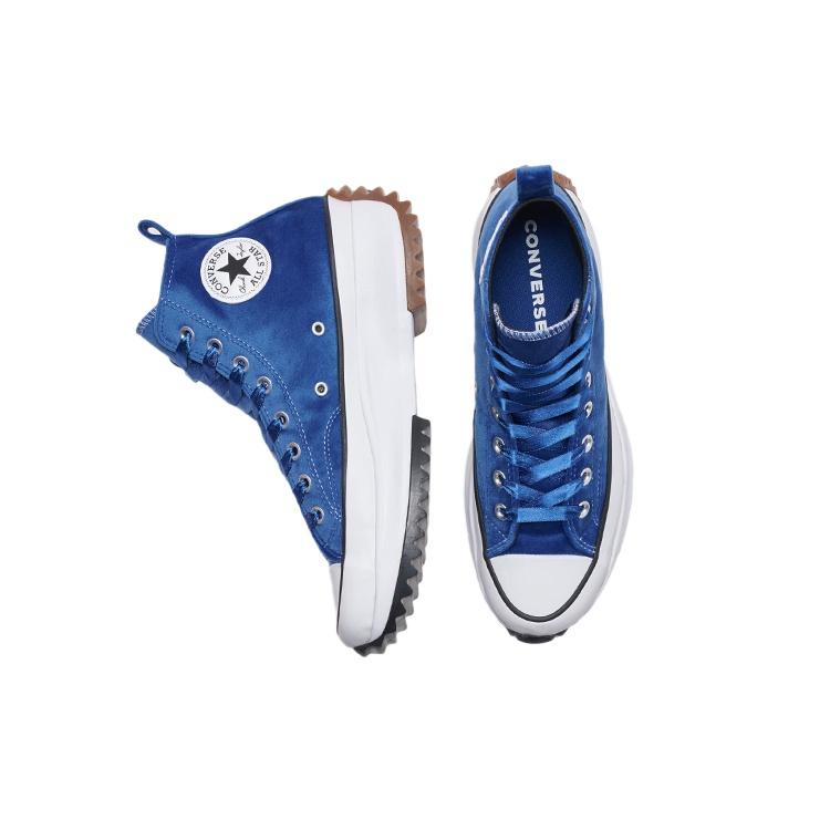 Converse Run Star Hike High-Top Canvas Shoes Blue Men's 172504C