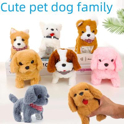 Rozkošní plyšoví psi s vrtícím ocasem - elektrické hračky Corgi, Husky, Zlatý retrívr