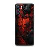 Black Red Ripple Art Phone Case For Oppo Reno 13 12 11 10 7 F Find X5 X6 A98 A80 A79 A78 A57 A54 A31 A17 Pro 5G Soft TPU Cover