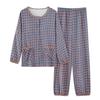 Women's Long Sleeve Pajama Set with Chest Pads - Cloud Cotton, Spring/Autumn, Casual & Stylish for Indoors or Out