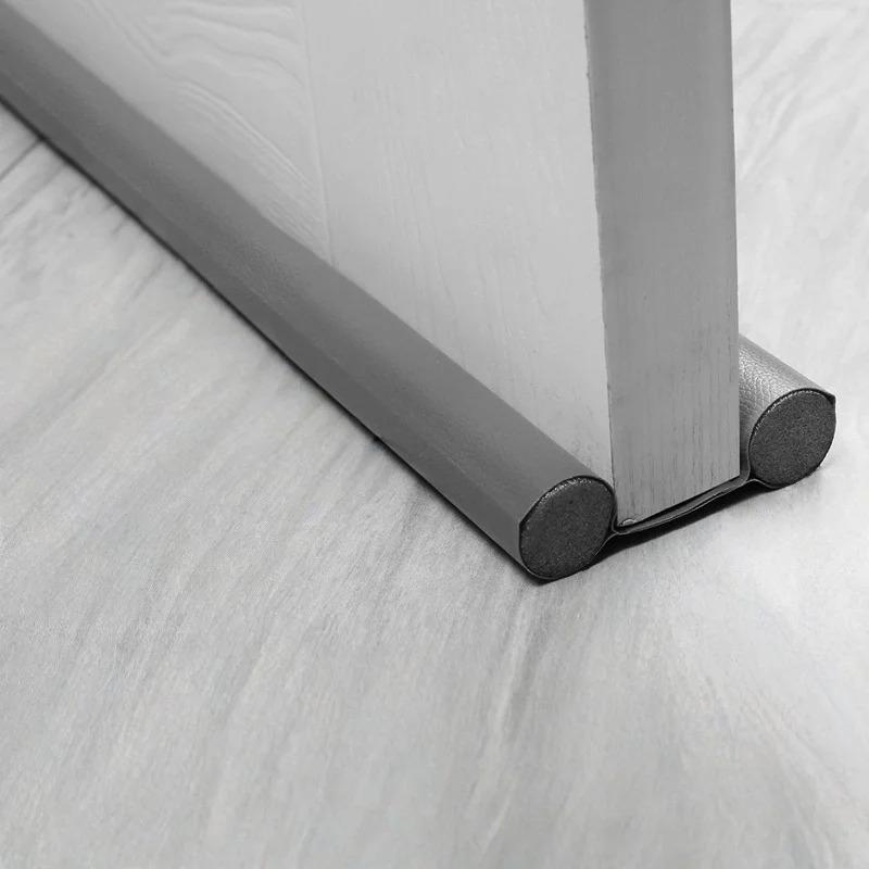 1PC Flexible Soundproof Under Door Draft Stopper Door Bottom Seal Strip Thicker Anti-Cold Gap Blocker Sealing Weather Strip