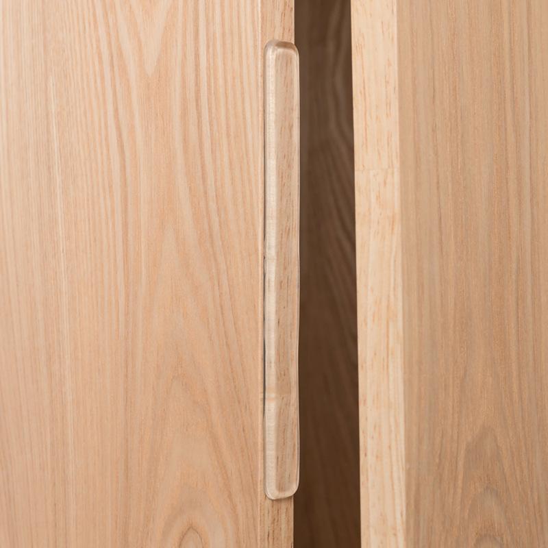 3441 Anti-collision Sticker Household Door Handle Silicone Refrigerator Door Rear Cabinet Anti-collision Transparent Mute Bar