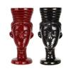 280ml Hawaii Tiki Cup Creative Cocktail Cup Beer Beverage Mugs Wine Cup Bar Accessories Ceramic Tiki Mug for Wine Enthusiasts