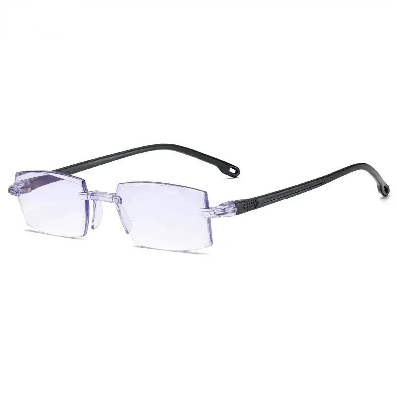 1pc 1.0 -1.5 -2.0 -2.5 -3.0 -3.5 -4.0 Rimless Anti Blue Light Myopia Glasses Frameless Nearsighted Prescription glasses