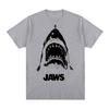Jaws Vintage Tshirt Amity Island Welcomes You Shark fin Movie Cotton Men T shirt New Tee Tshirt Womens Tops