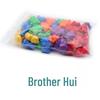 Rainbow Digital Bear Toy for Montessori Math and Early Education Counting.
