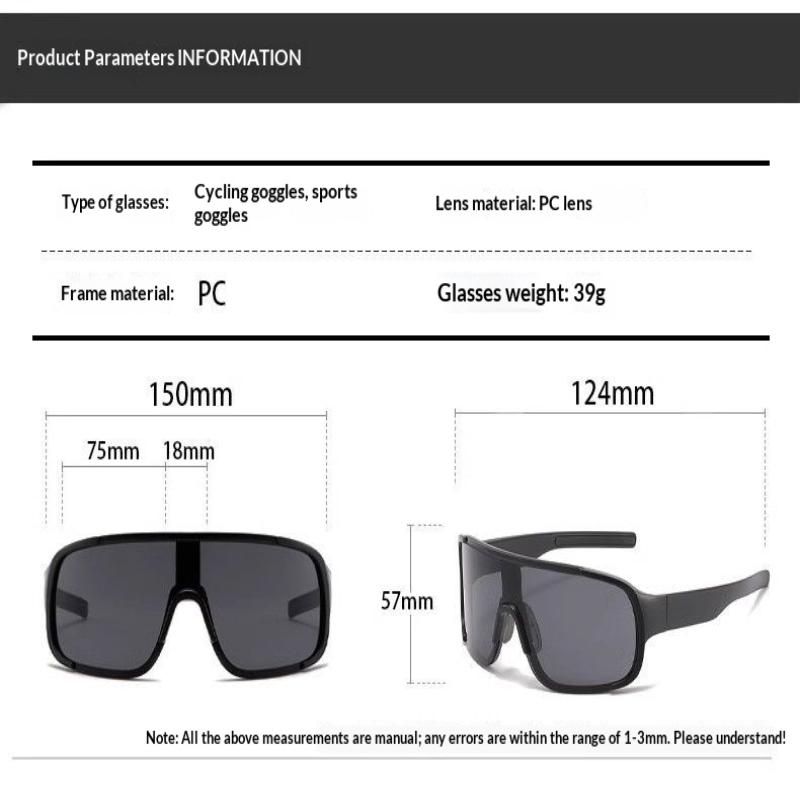 Y2K Style Cycling Sunglasses Windproof Glasses For Men Women Retro-Reflective Sheeting Lens Road Riding Sport Glasses