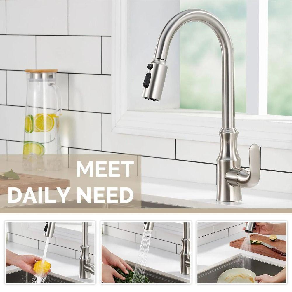Dual Function Kitchen Faucet Spray Head Water Saving Spray Head Replacement  Tap Replacement