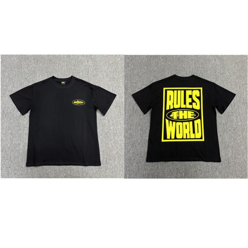 CORTEIZ Short Sleeve T-Shirt Men Women American Street Style Graphic Print 4 Styles Casual Teen Tee