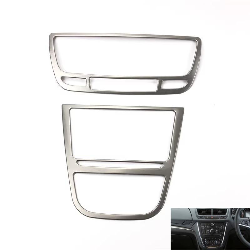 1x Center Dashboard Outlet Air Vent Decoration Frame For VAUXHALL For MOKKA 2013 2014 2015 2016 Interior Accessories