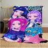 KPop Demon Hunters Plush Blanket Soft Comfortable All Seasons Perfect Sofa Office Naps Outdoor Travel Makes Great Gift