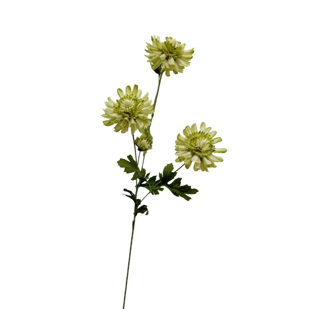 Stem Form Artificial Chrysanthemum With Buds Floral Decor Artificial DIY Gift  Indoor Room