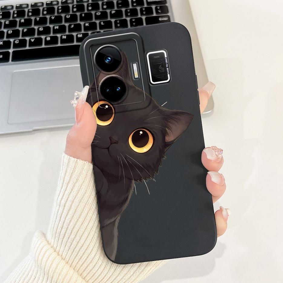 For Realme GT3 Case RMX3709 Cute Funny Cartoon Cover Soft Silicone Case For Realme GT Neo 5 Neo5 240W RealmeGT3 Back Cover Coque