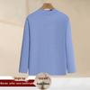 Fleece-Lined Winter Clothing Set for Middle-Aged and Elderly Women: Warm Base Layer Top for Autumn and Winter Seasons