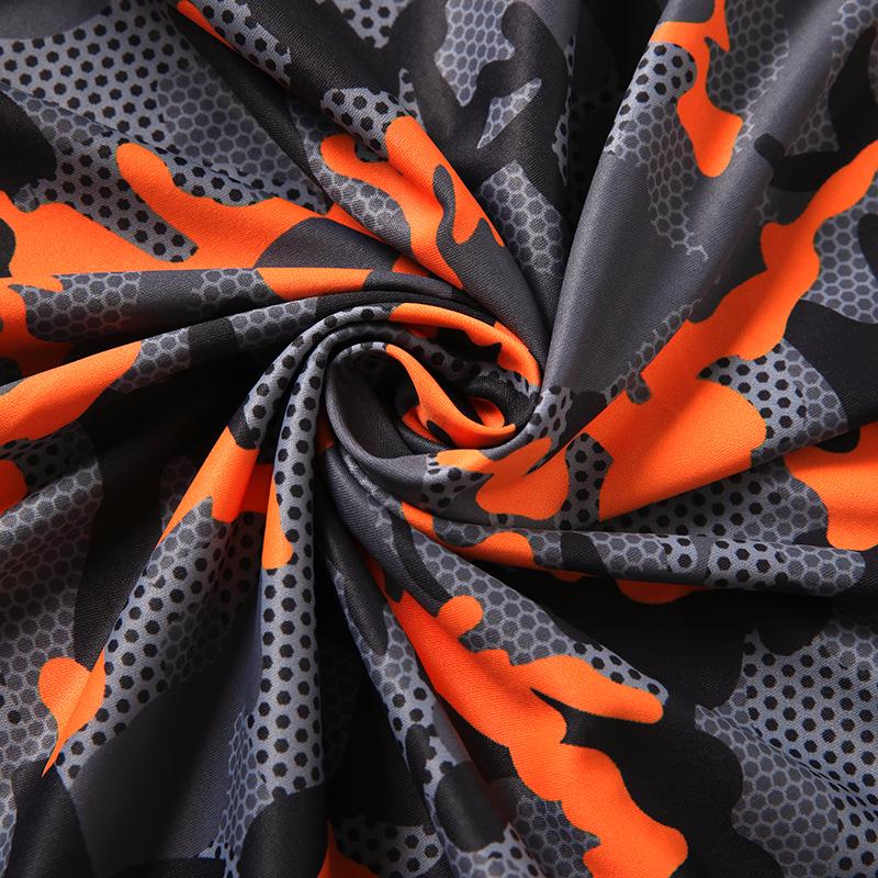 Men's Summer Breathable Camouflage Hooded Long Sleeve Sun Protection Fishing Shirt
