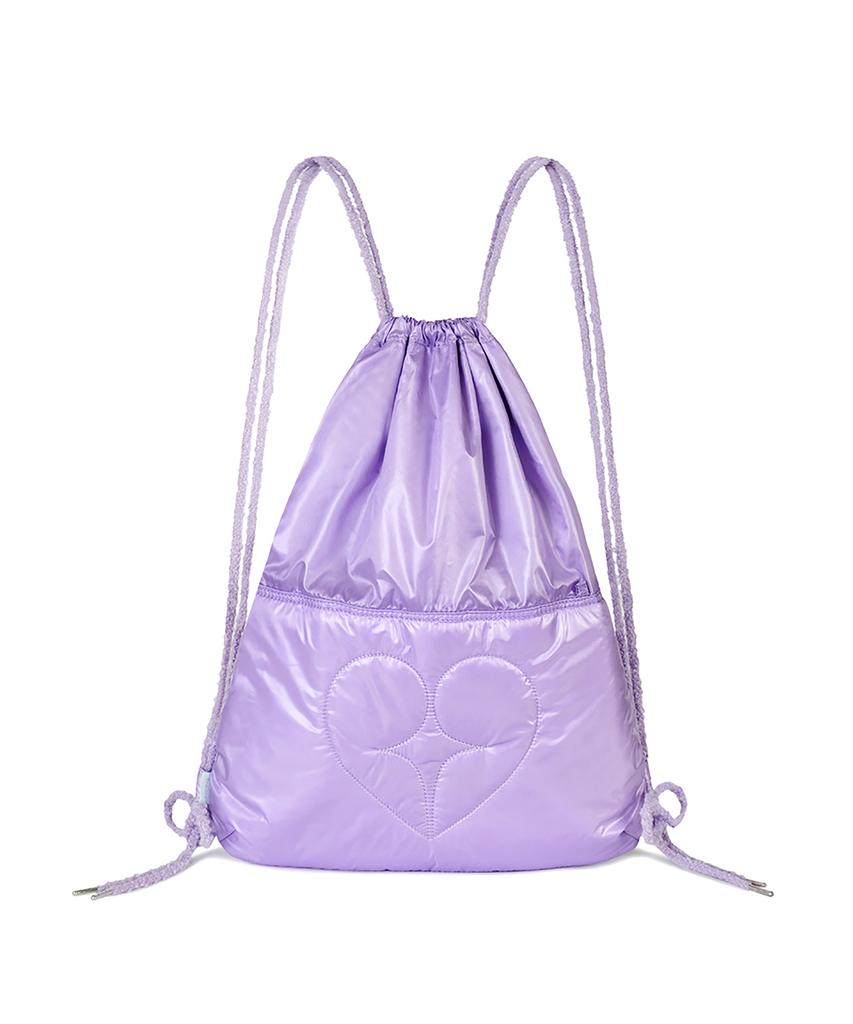 Fennec Heart String Bag - Lavender