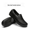 Men's Plastic Low-Top Kitchen Rain Boots: Waterproof, Oil-Proof, Non-Slip, Labor Protection Rubber Shoes for Construction Sites and Fishing.