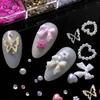 12 Grids 3D Nail Charms Nail Bow, Heart Charms, And 3D Flower Nails Y2K Nail Decoration Women Nail Manicure Supplies