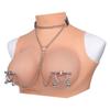 QKKQ Metal Nipple Clamps with Bells and Collar Leather Choker U Shaped Clamps Nipple Toys Breast Clips BDSM Sex Toys for Couples